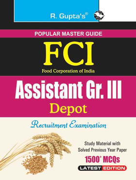 RGupta Ramesh FCI Assistant Grade III (Depot) Recruitment Exam Guide English Medium